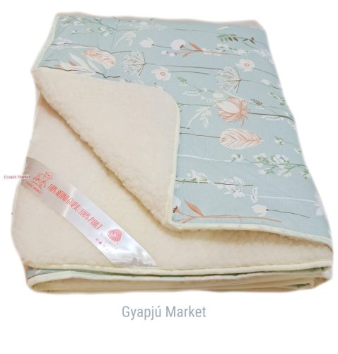 Bárány merino gyapjú/pamut takaró 130x190 cm