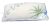Bárány merino gyapjú párna ALOE-VERA 40x80 cm (520 g/m2)