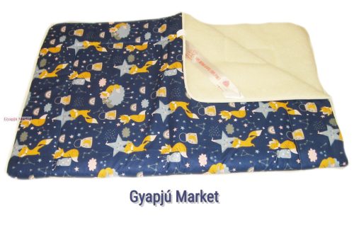 Gyapjú/pamut KIS RÓKÁS takaró