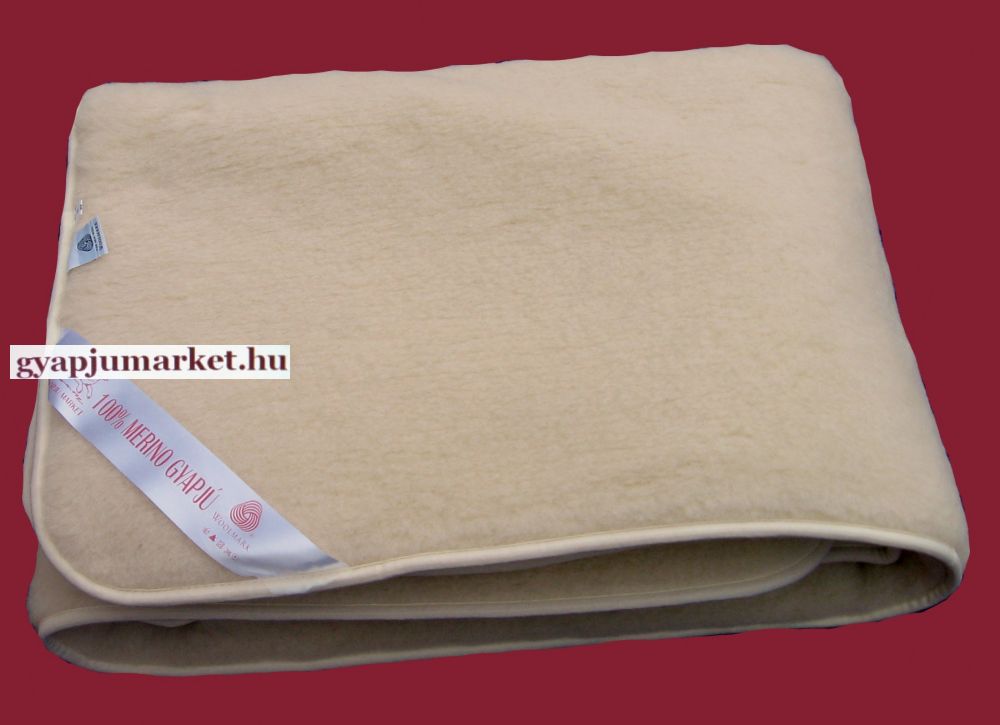 Bárány merino gyapjú garnitúra natúr (derékalj, takaró, párn Bárány merino gyapjú ágynemű garnitúra, natúr (derékalj