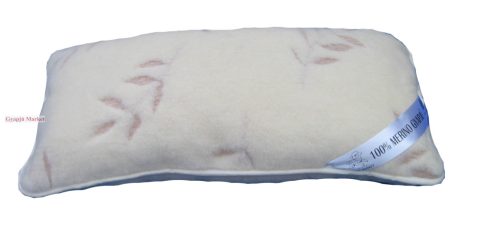 Bárány merino gyapjú párna Olivo mintás40x80 cm (520 g/m2)